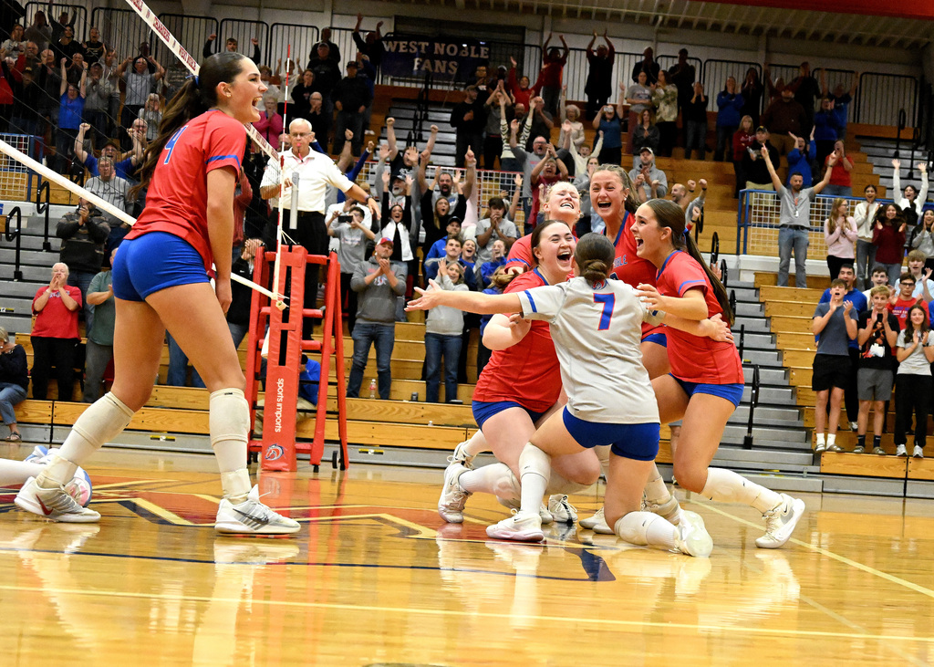 a team celebrating a win