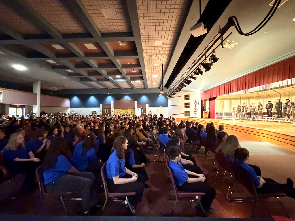 attendees at the choir concert