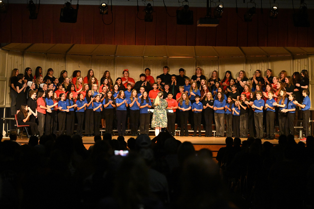 attendees at the choir concert