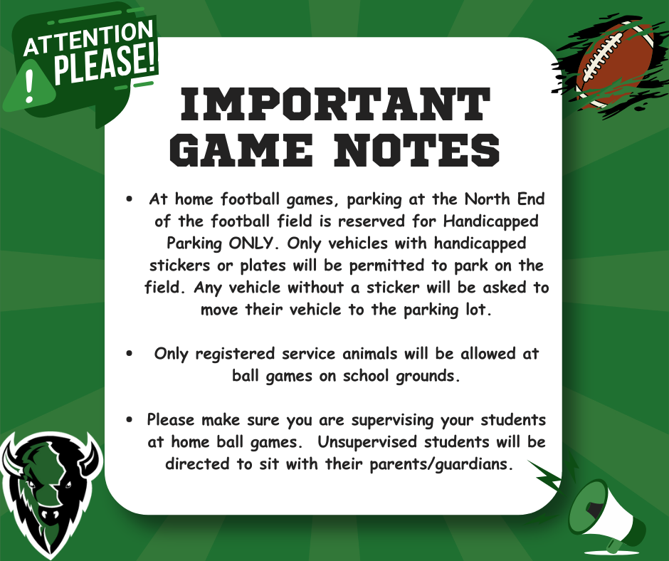 football game day notes