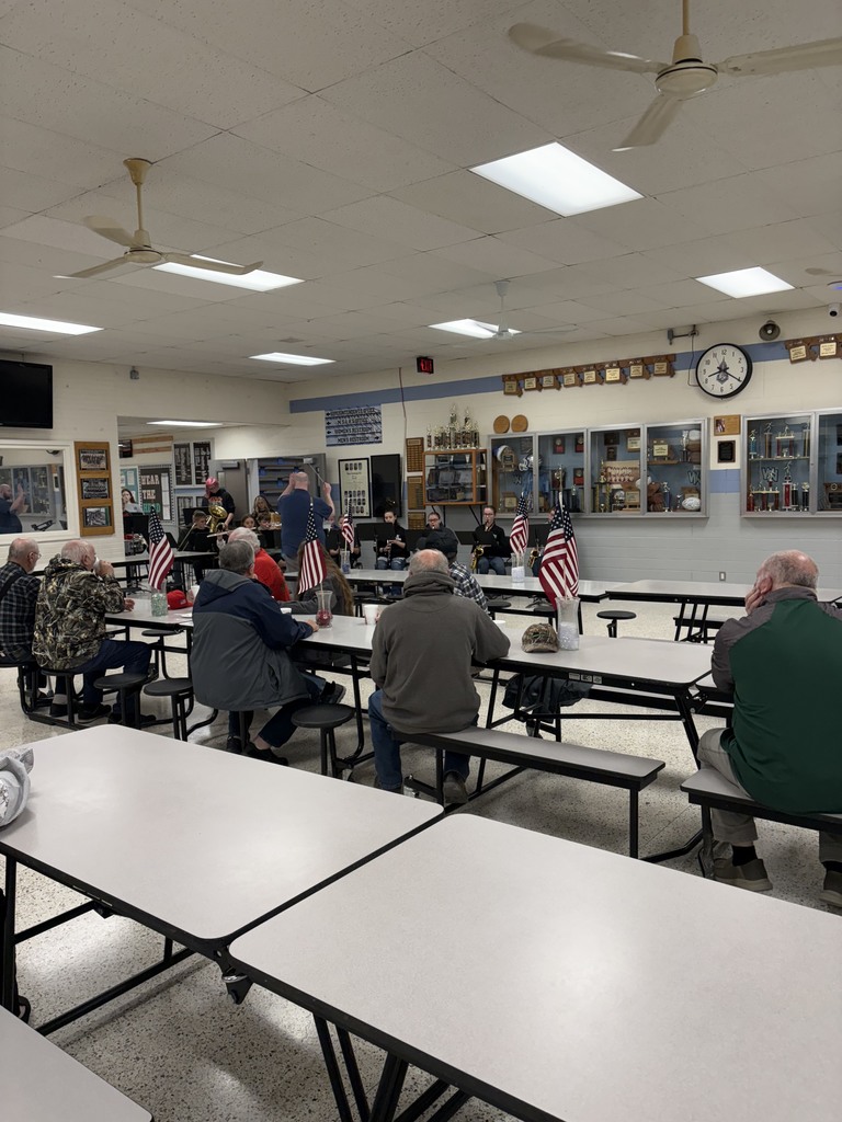 JH/HS Band playing for the Veterans.