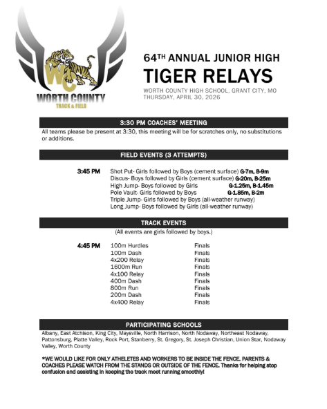 tiger relays
