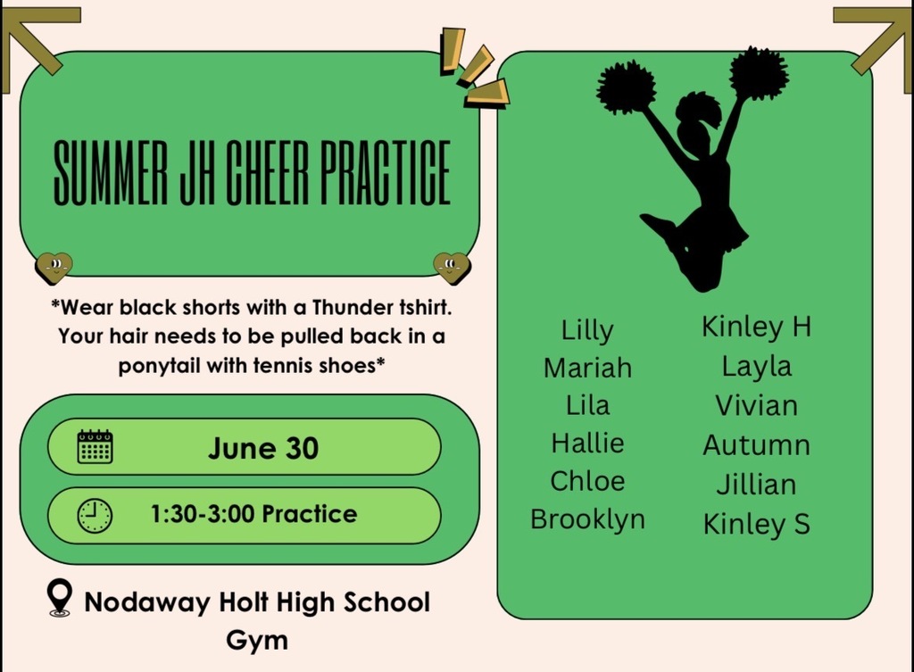 JH Cheer Practice!