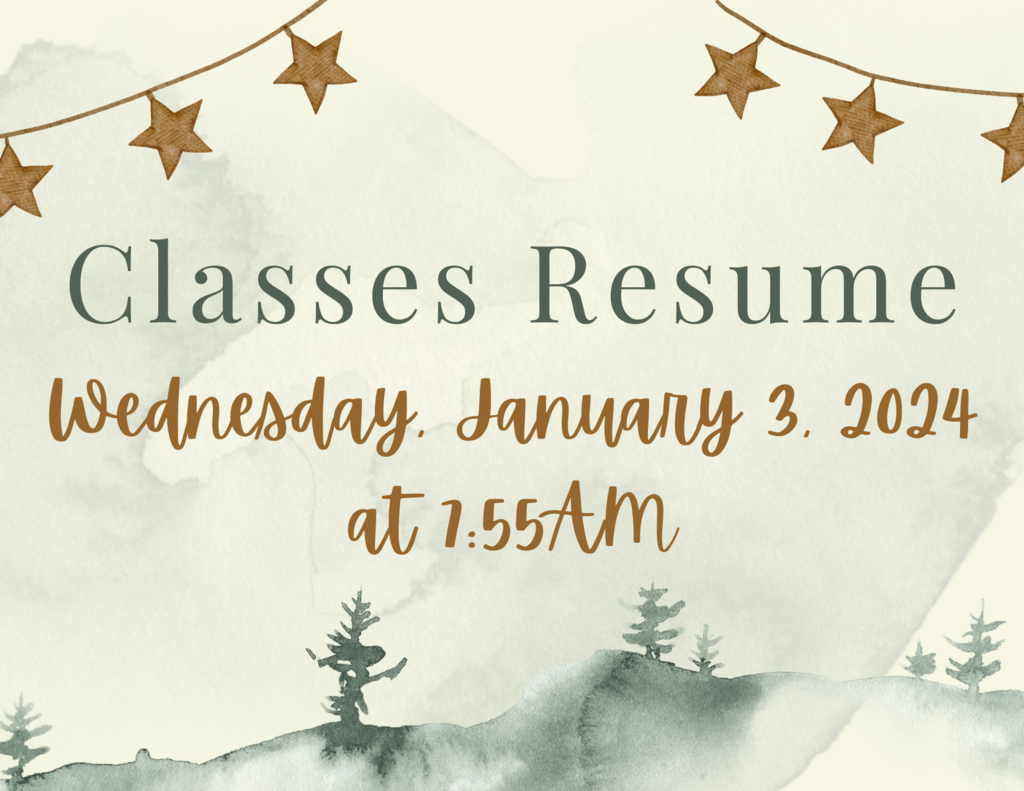 classes resume