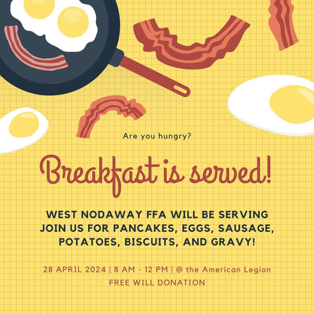 Tomorrow is the breakfast! 
