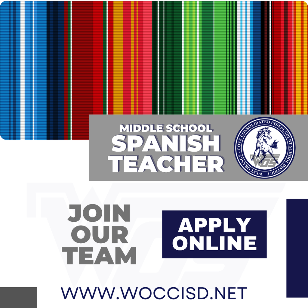 WOCCISD MS Spanish Teacher Job Posting