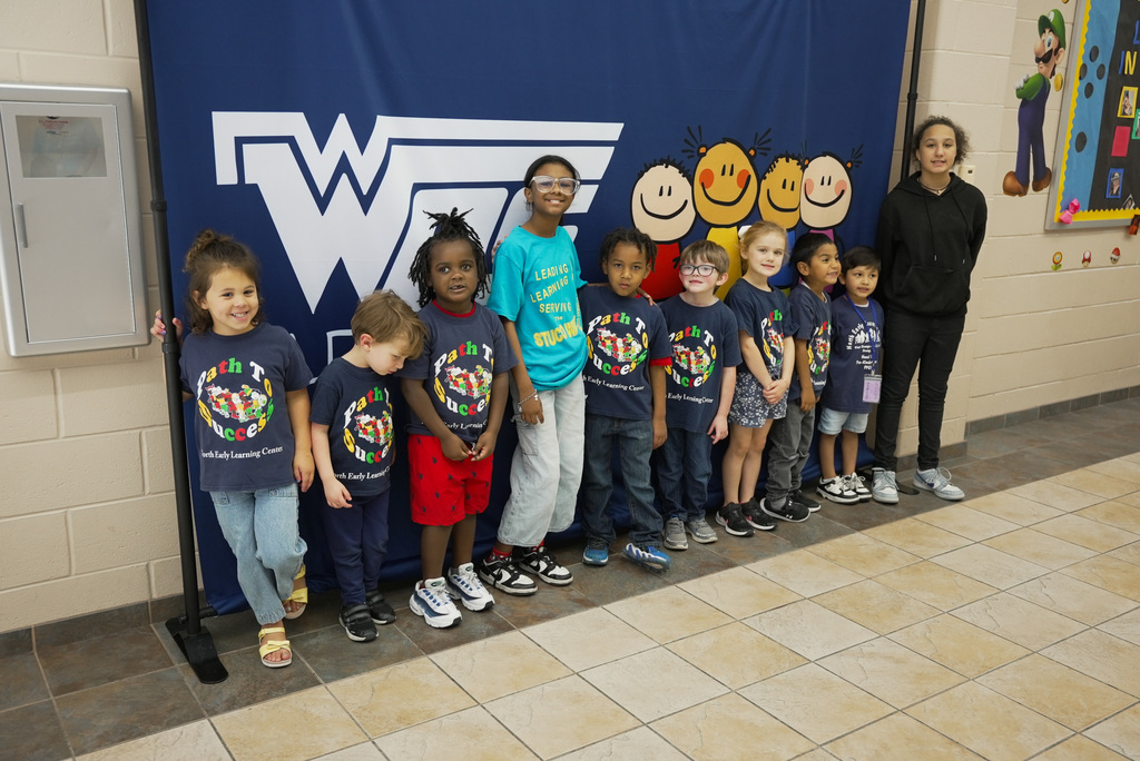 PreK students visit the Elementary School