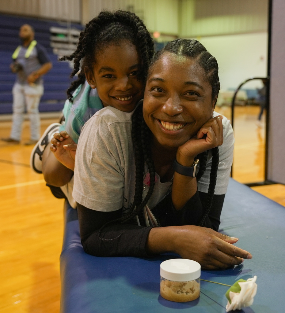 Students treat their mom's to pampering