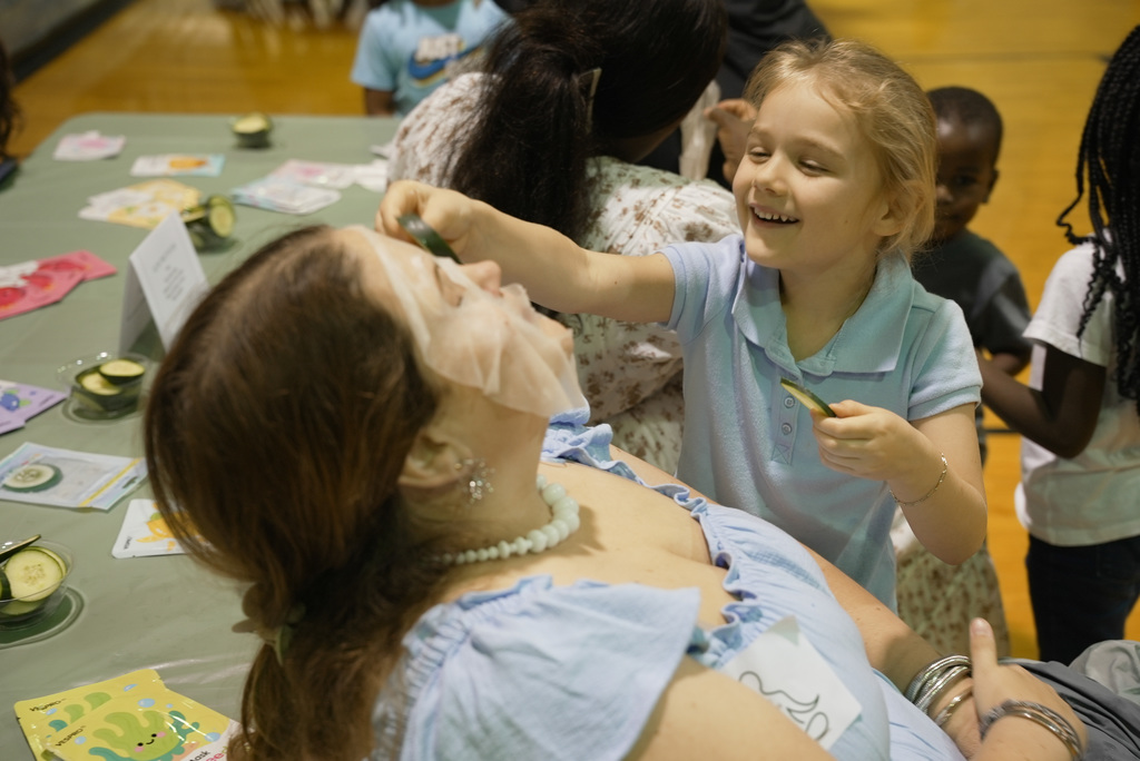 Students treat their mom's to pampering