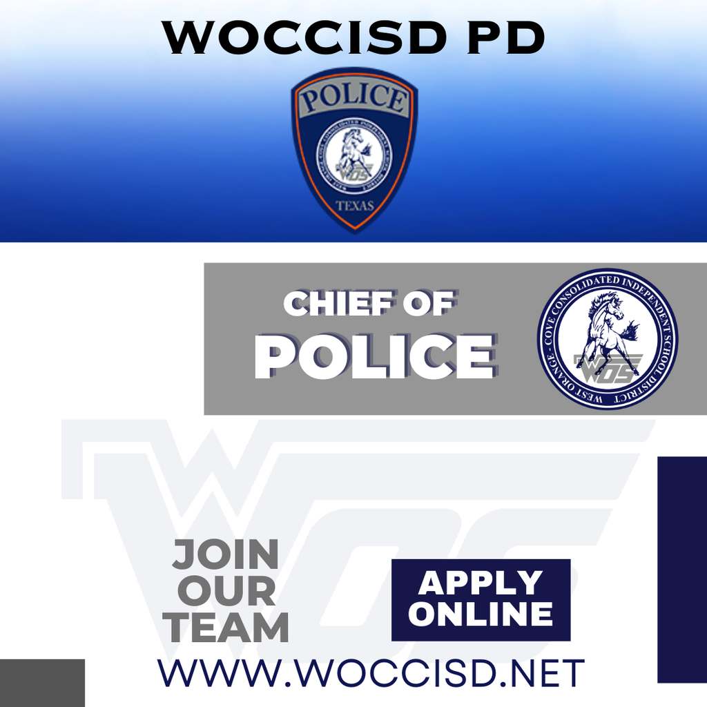 WOCCISD Job Posting Chief of Police 