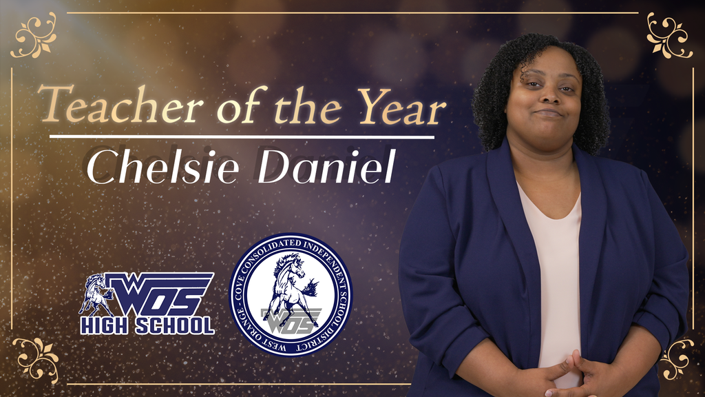 Teacher of the Year Chelsie Daniel WOSHS