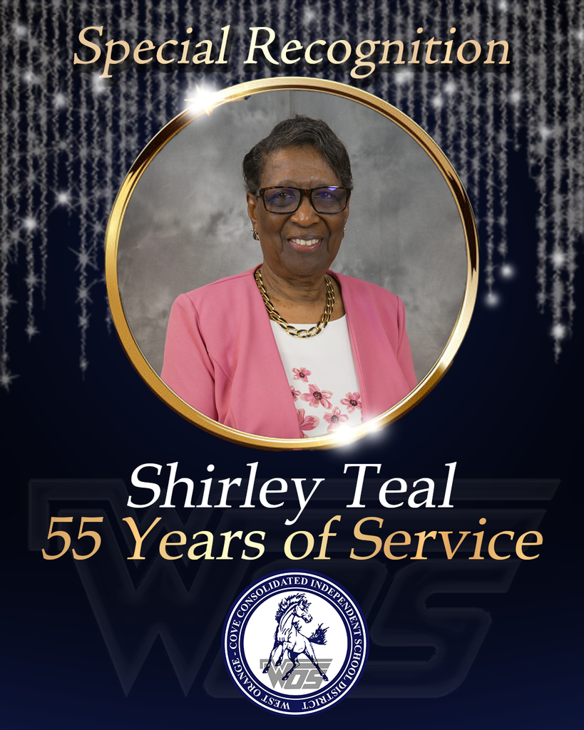 Shirly Teal 55 years of service