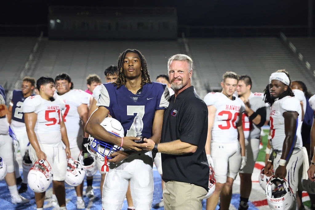 SETCA awarding Ricky St. Julien Defensive MVP at All-Star Game