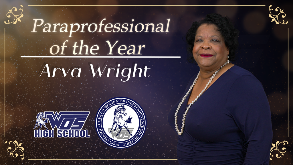 Arva Wright , WOSHS Paraprofessional of the Year