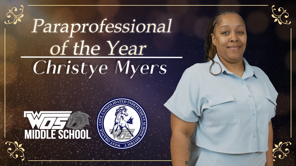 Christye Myers , WOSMS Paraprofessional of the Year