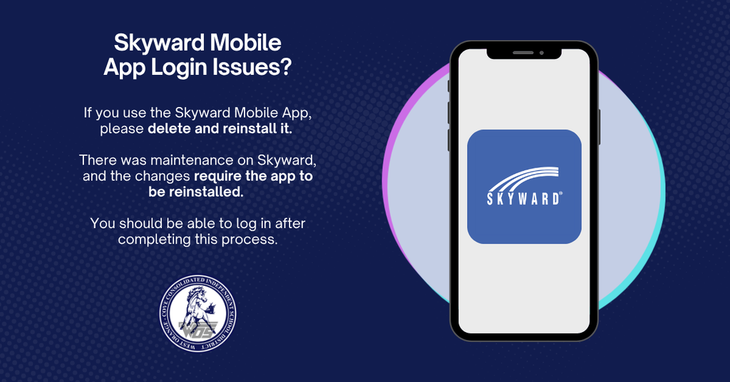 Skyward Mobile App Troubleshooting, detailed explanation in post text
