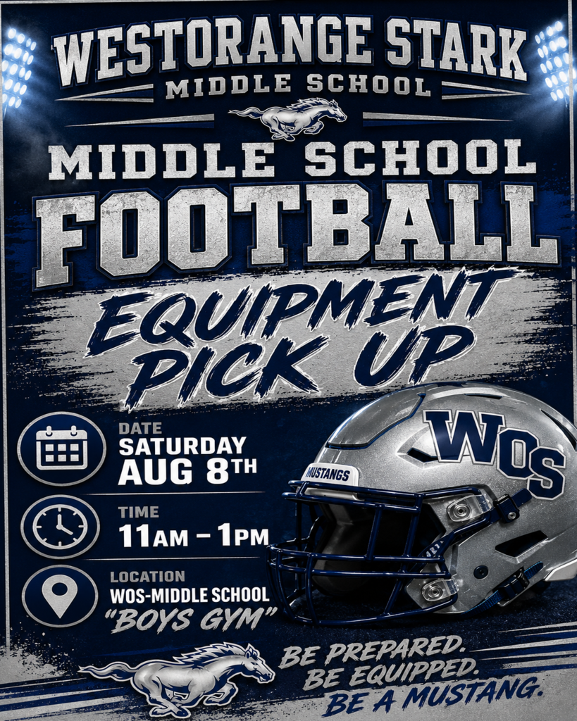 WOSMS Football Equipment Pick Up Graphic