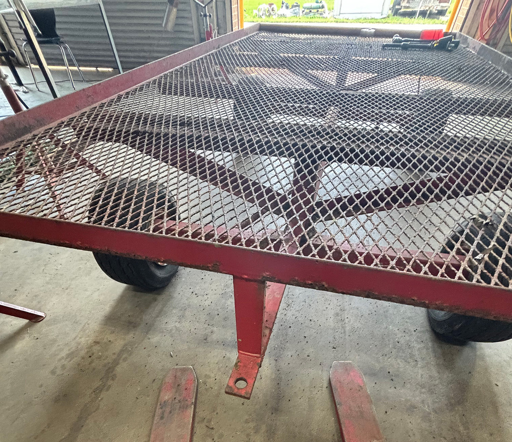 Refurbished trailer from WOSHS Welding