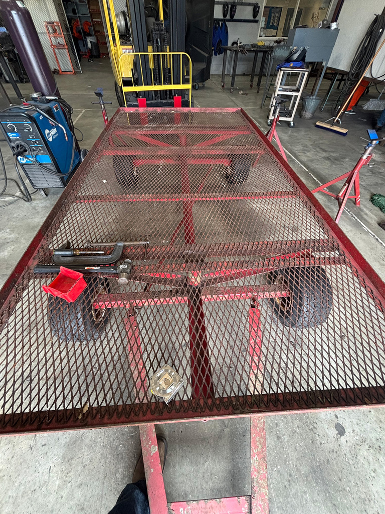 Refurbished trailer from WOSHS Welding