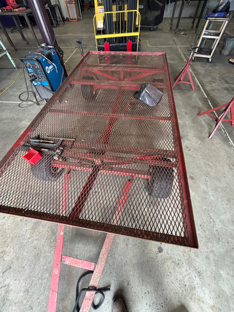 Refurbished trailer from WOSHS Welding