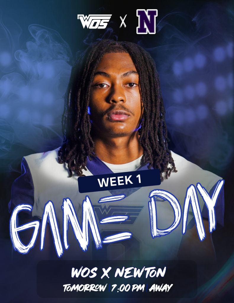 Game Day Tomorrow, WOS vs Newton Aug. 28 7 p.m. Away Varsity Football