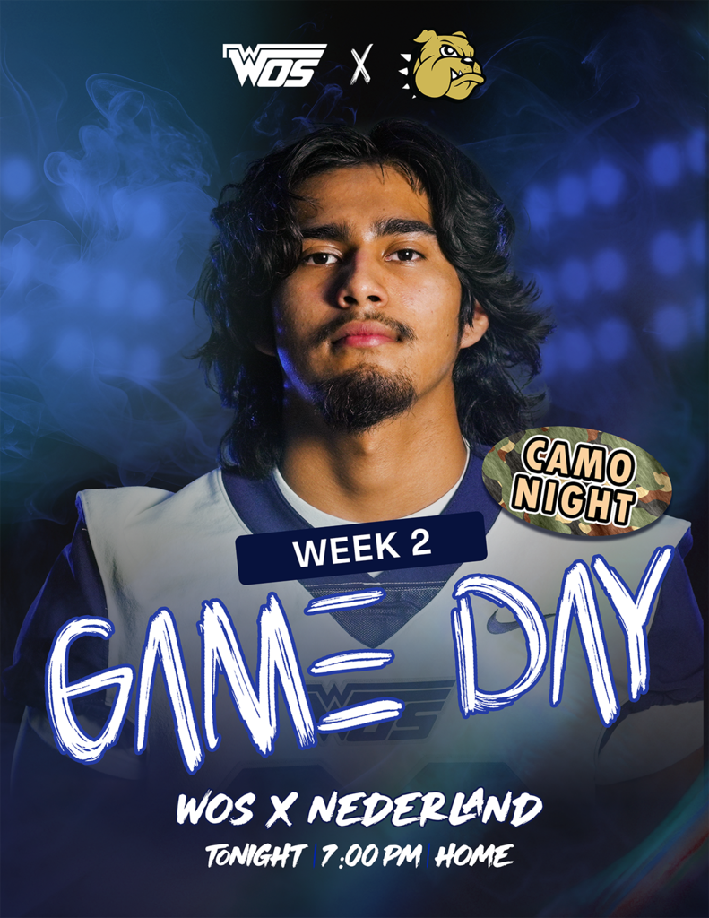 WOS vs Nederland Game Day, Tonight 7 p.m. Home