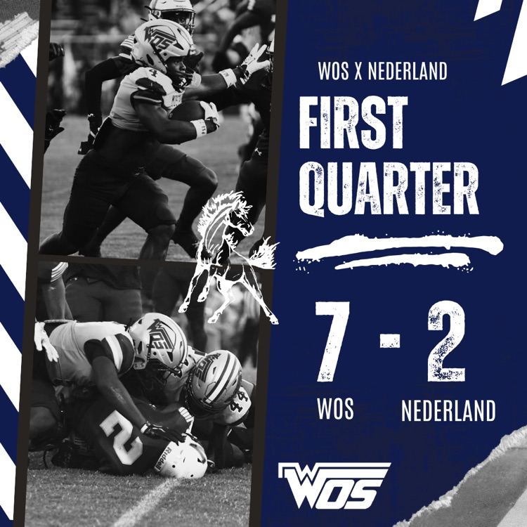 wow mustangs v nederland 7-2 first quarter