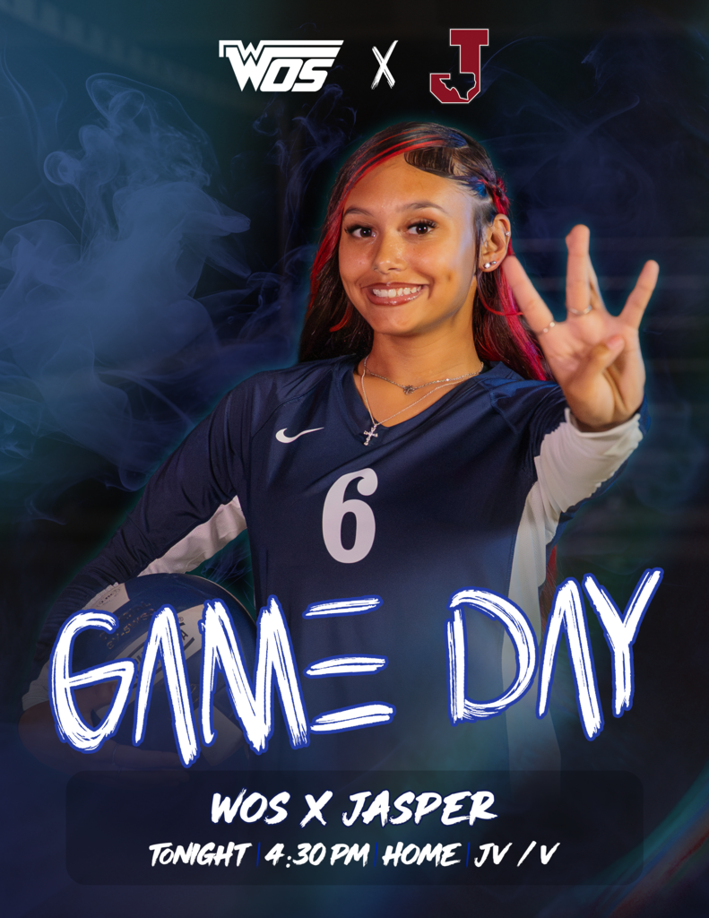 Volleyball Game Day, Wos vs Jasper, tonight 4:30 JV/V
