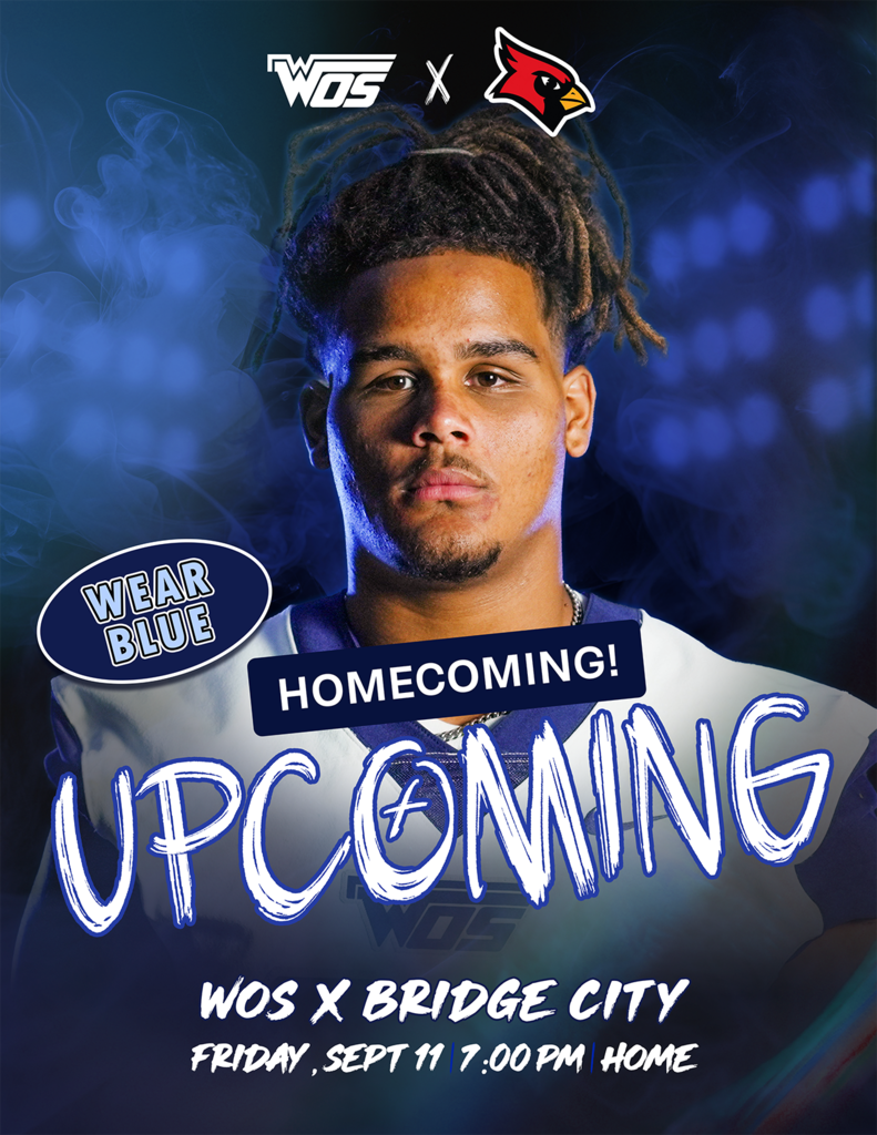 WOS vs Bridge City, Homecoming Game Sept 11 7pm Home