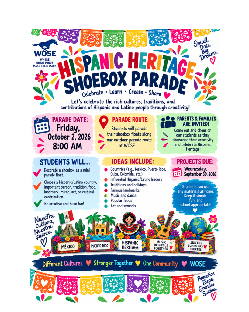 WOSE Shoebox Parade English