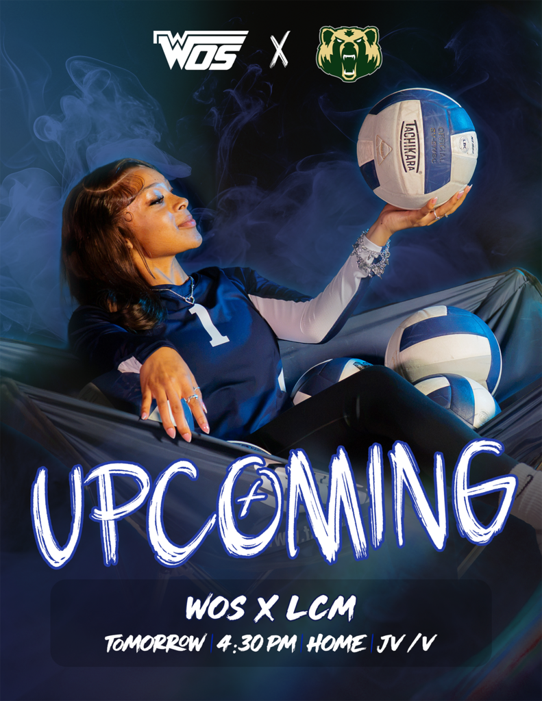 WOs vs LCM Game Day Flyer, text in post