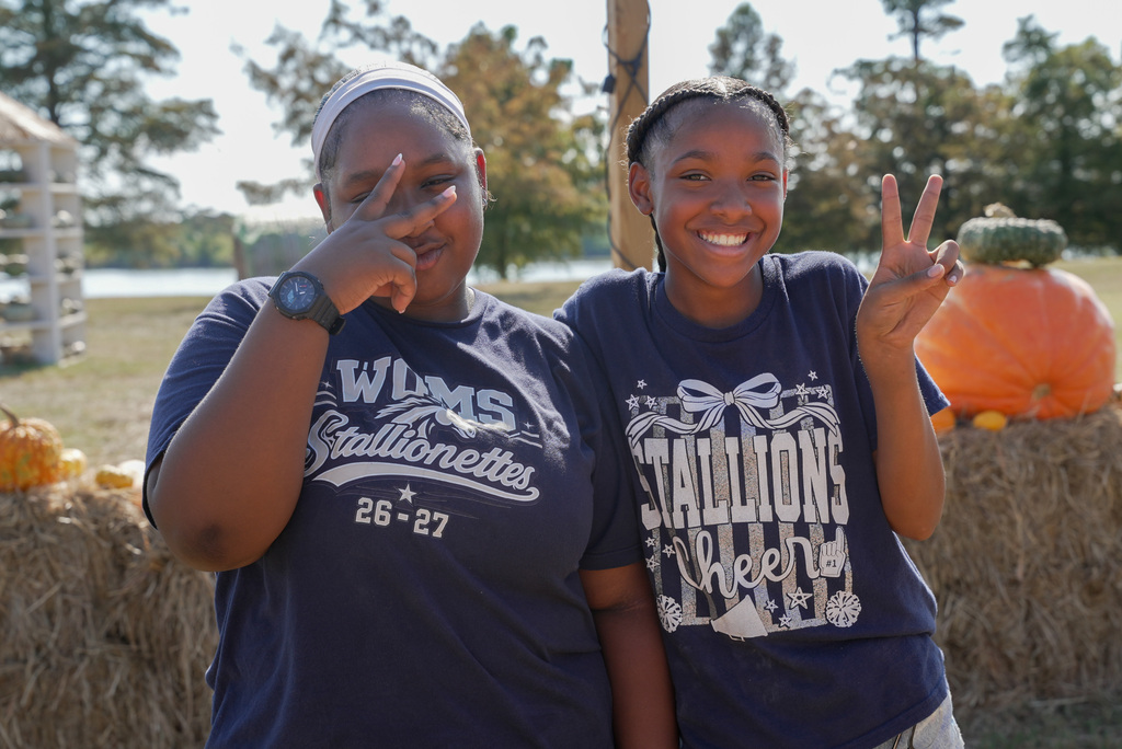 two students posing for a photo