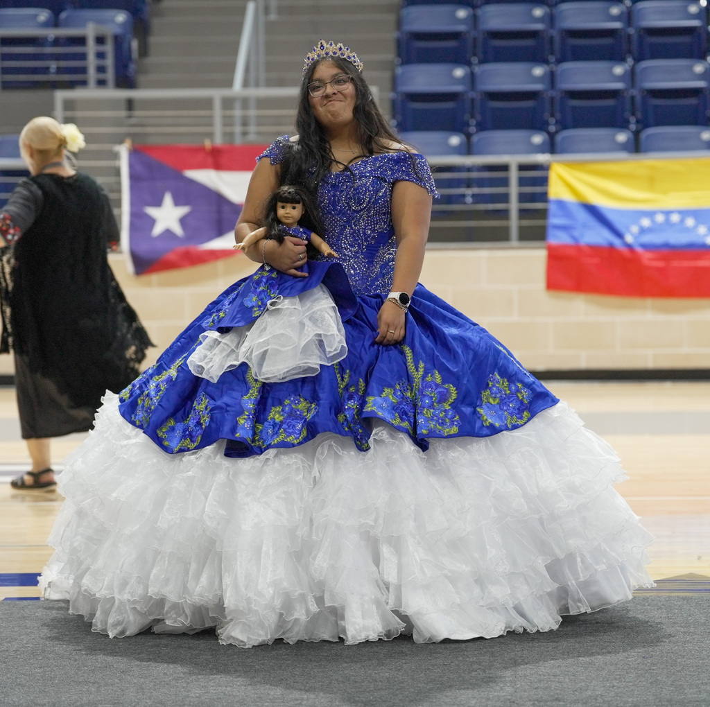 Students at Hispanic Heritage Month Program