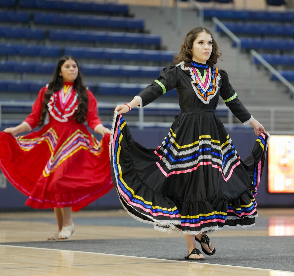 Students at Hispanic Heritage Month Program