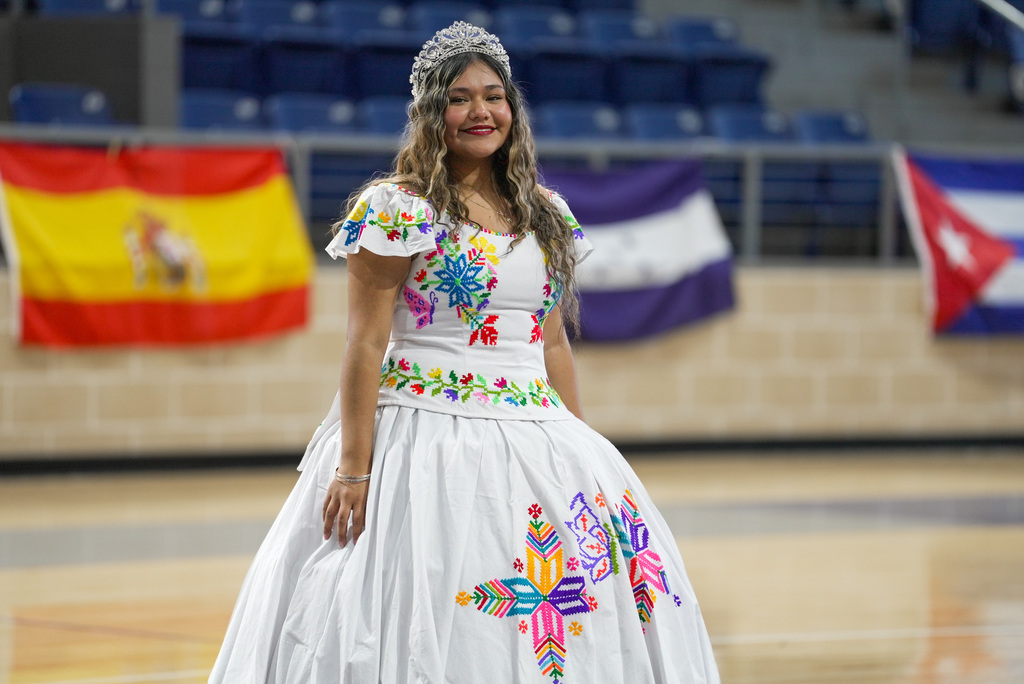 Students at Hispanic Heritage Month Program