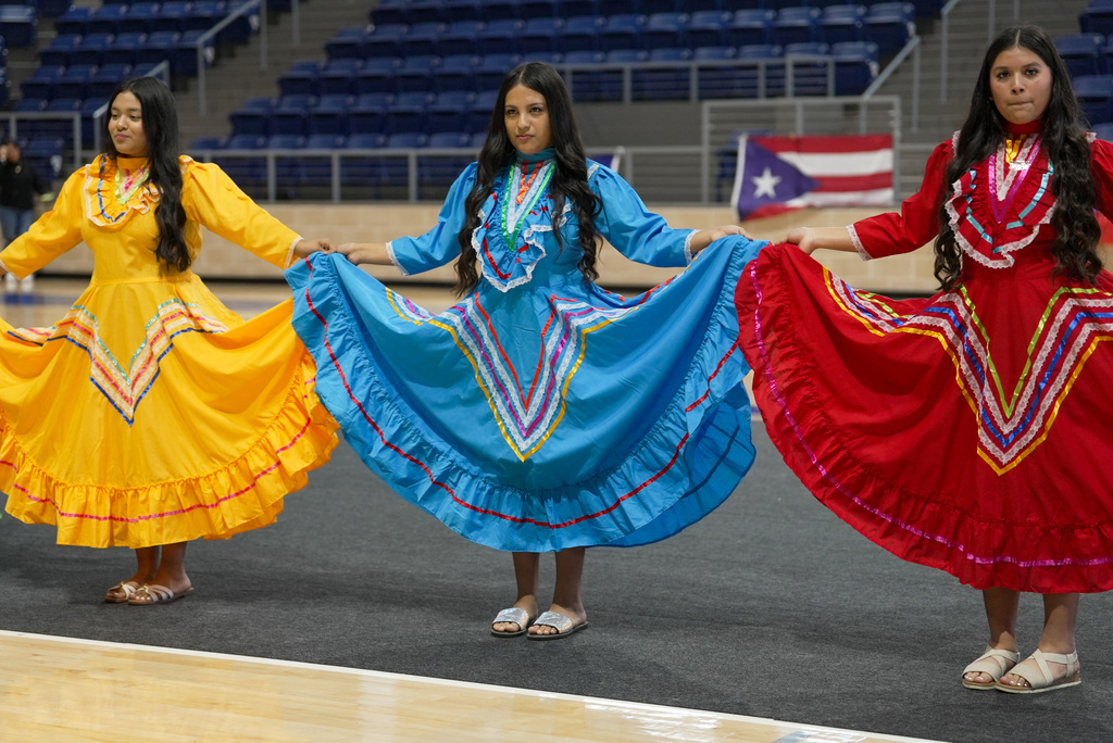 Students at Hispanic Heritage Month Program