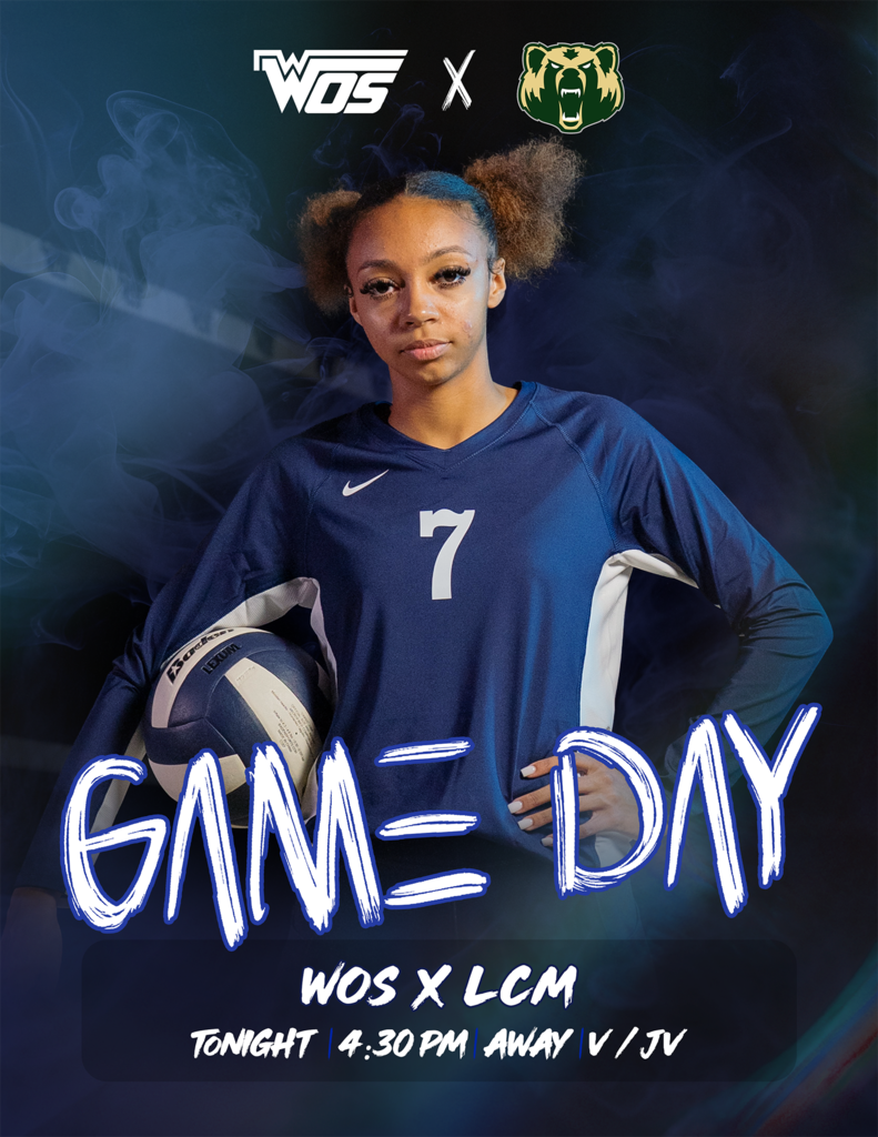 wos vs lcm flyer, text in post