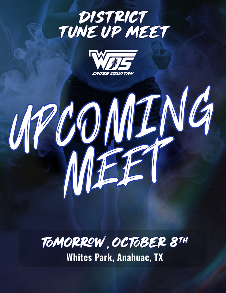 WOS Cross Country Meet Tomorrow
