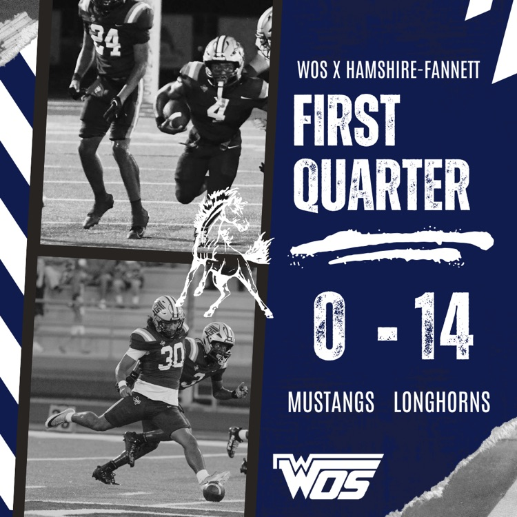 wos vs longhorns, 0-14 first quarter