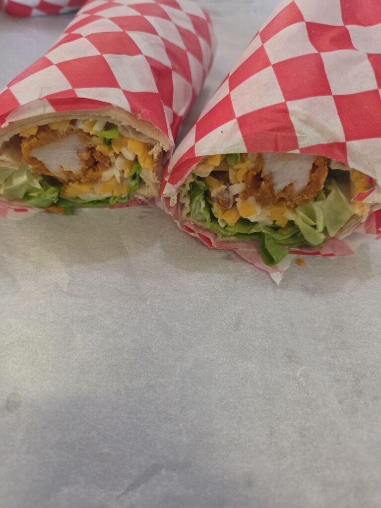 fresh chicken tender wraps