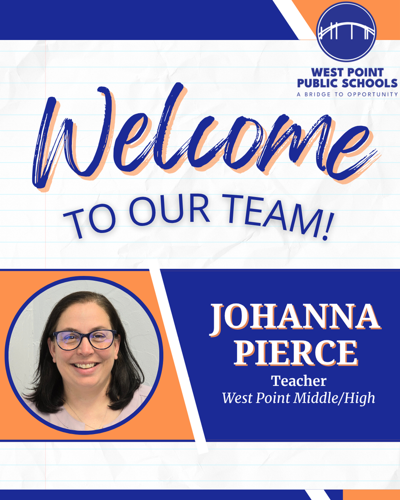 West Point_Social_New Staff 2025-26_Johanna Pierce