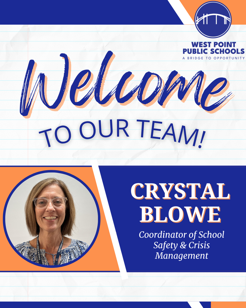 West Point_Social_New Staff 2025-26_Crystal Blowe