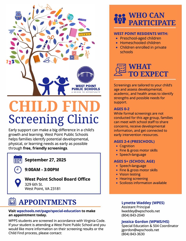 Child Find Clinic Flyer