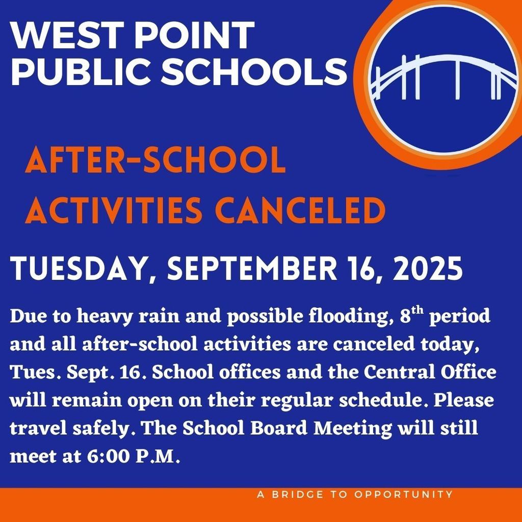 After-School Activities Canceled 