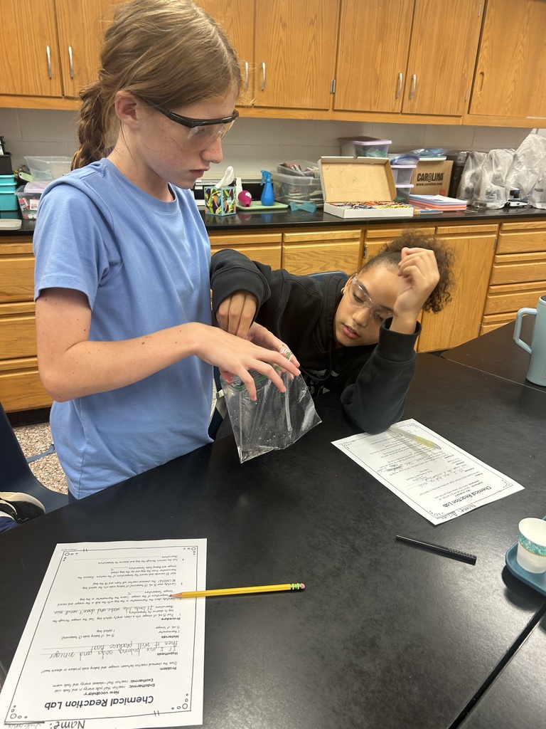 Students conducting a science experiment