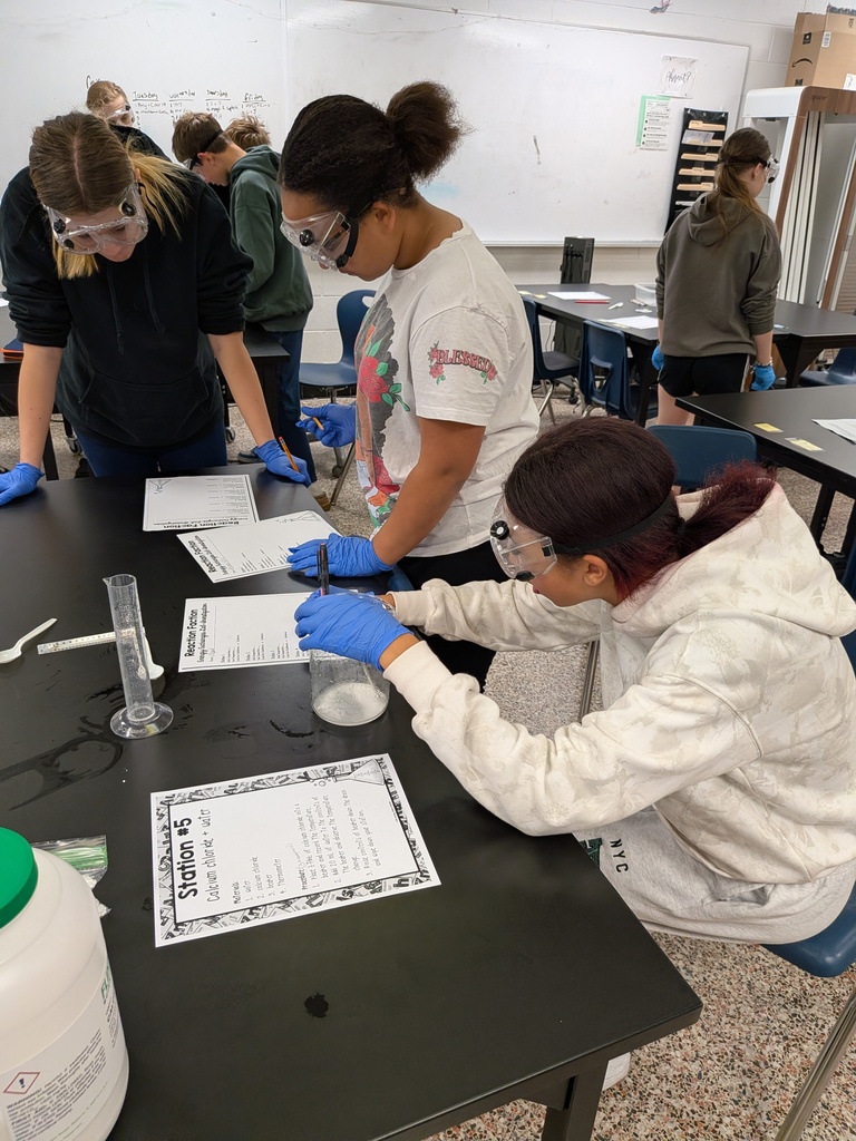 Students working on Science