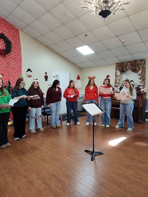 Harmonix Choral Group singing at the nursing home.