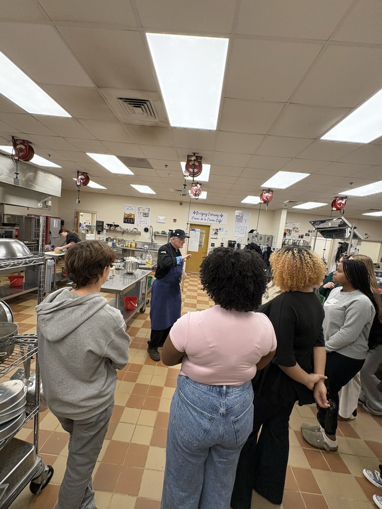 Students learning about culinary arts