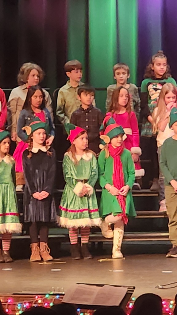 Students in Christmas Program