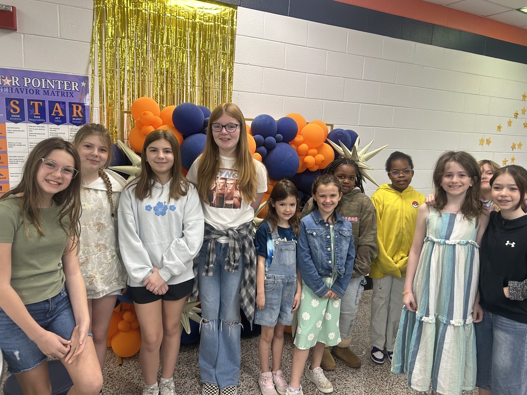 STAR Pointers recognized for Showing Kindness, Taking Responsibility, Acting Safely, and Respecting Everyone